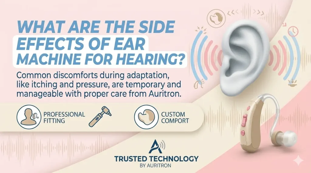 What are the side effects of ear machine for hearing?