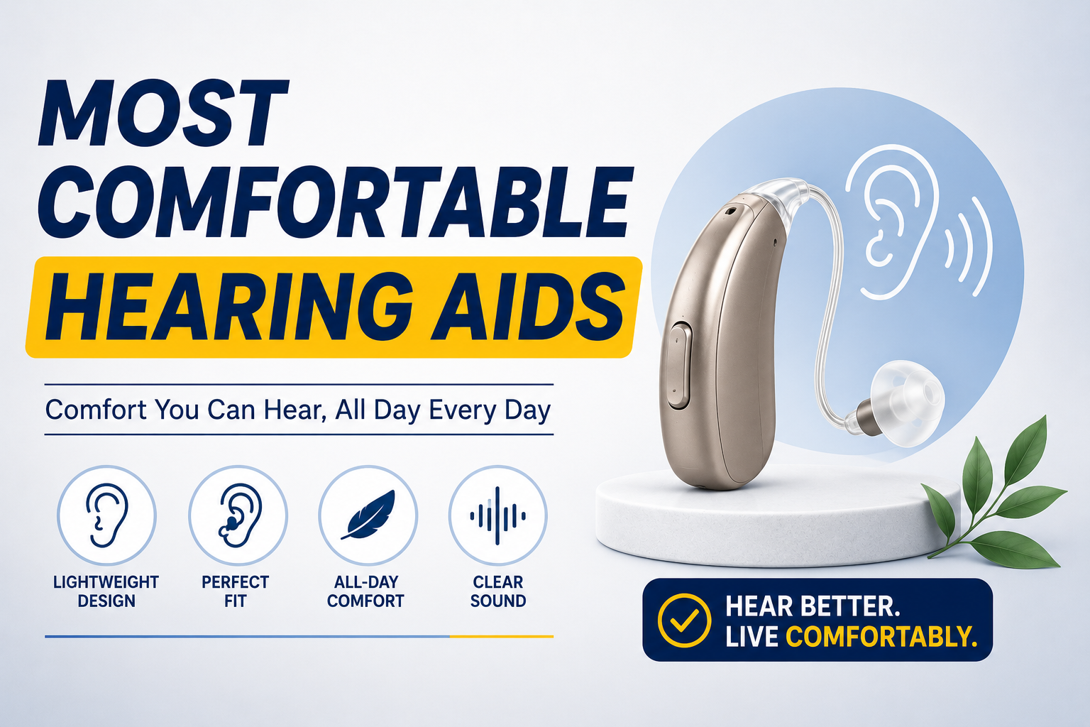 most comfortable hearing aids